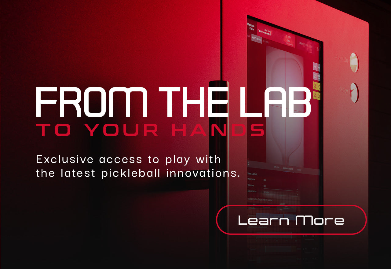 Selkirk LABS banner: Exclusive access to pickleball innovations.